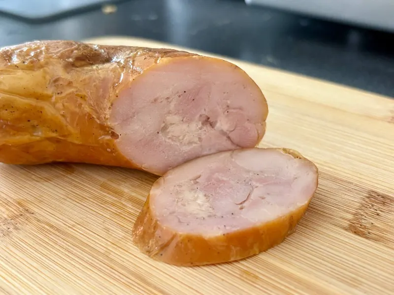 Куриная копчёная колбаса